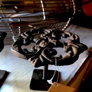 Iron rustic curtains holders new a pair